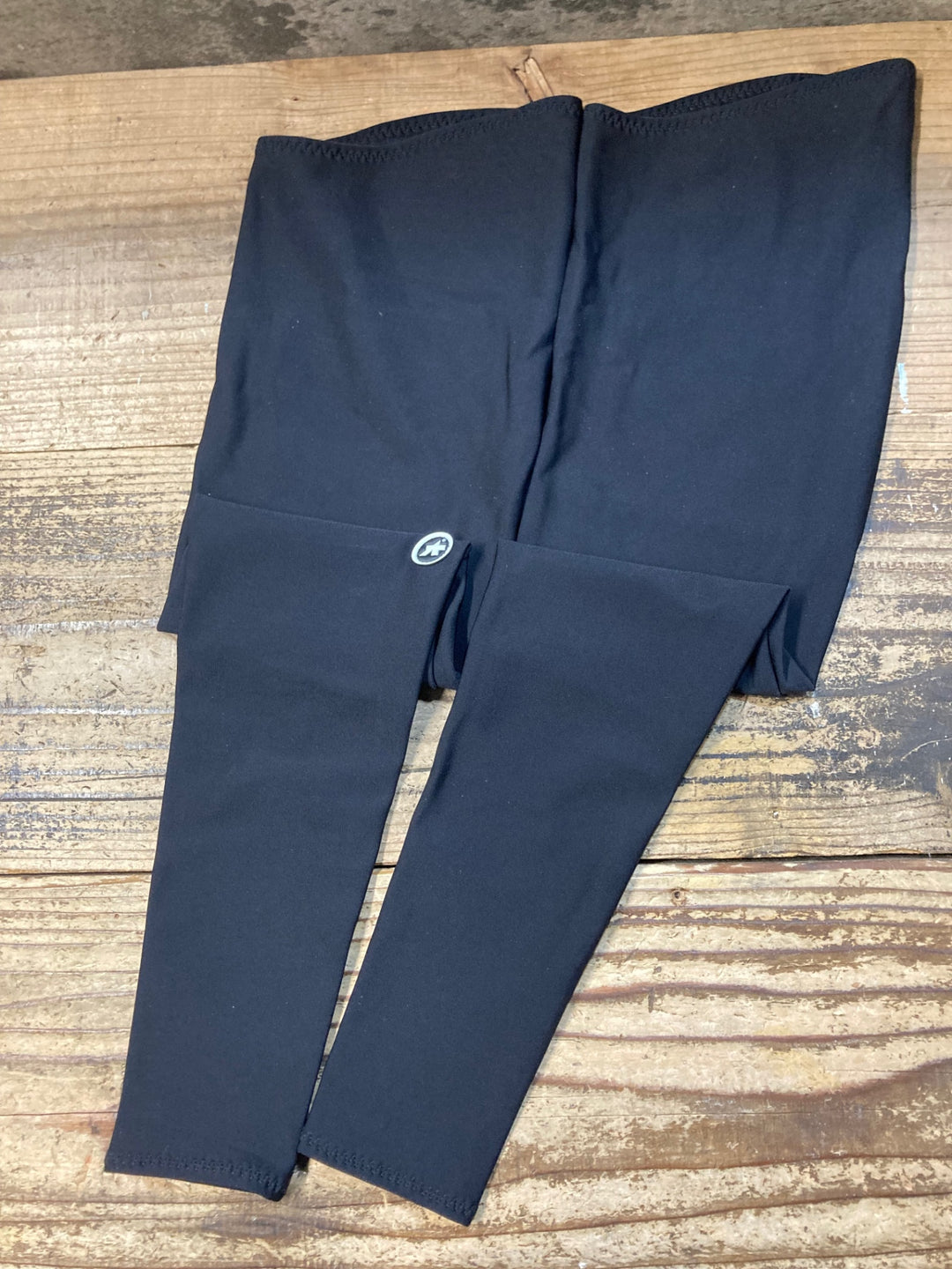 JY640 アソス ASSOS Spring Fall Leg Warmers レッグウォーマー 黒 Ⅰ 裏起毛