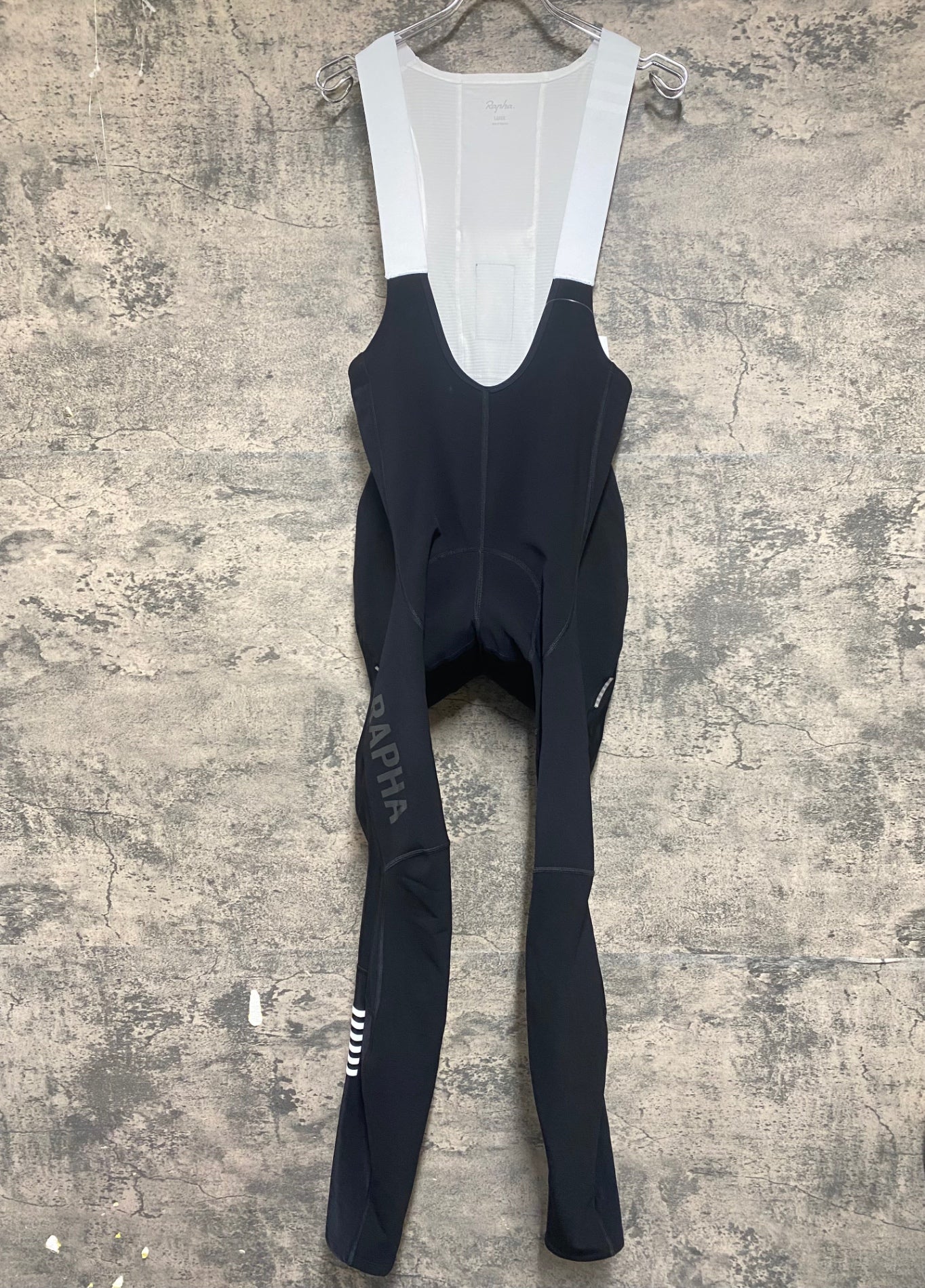 KO572 ラファ Rapha PRO TEAM WINTER TIGHTS WITH PAD 2 ビブタイツ 黒