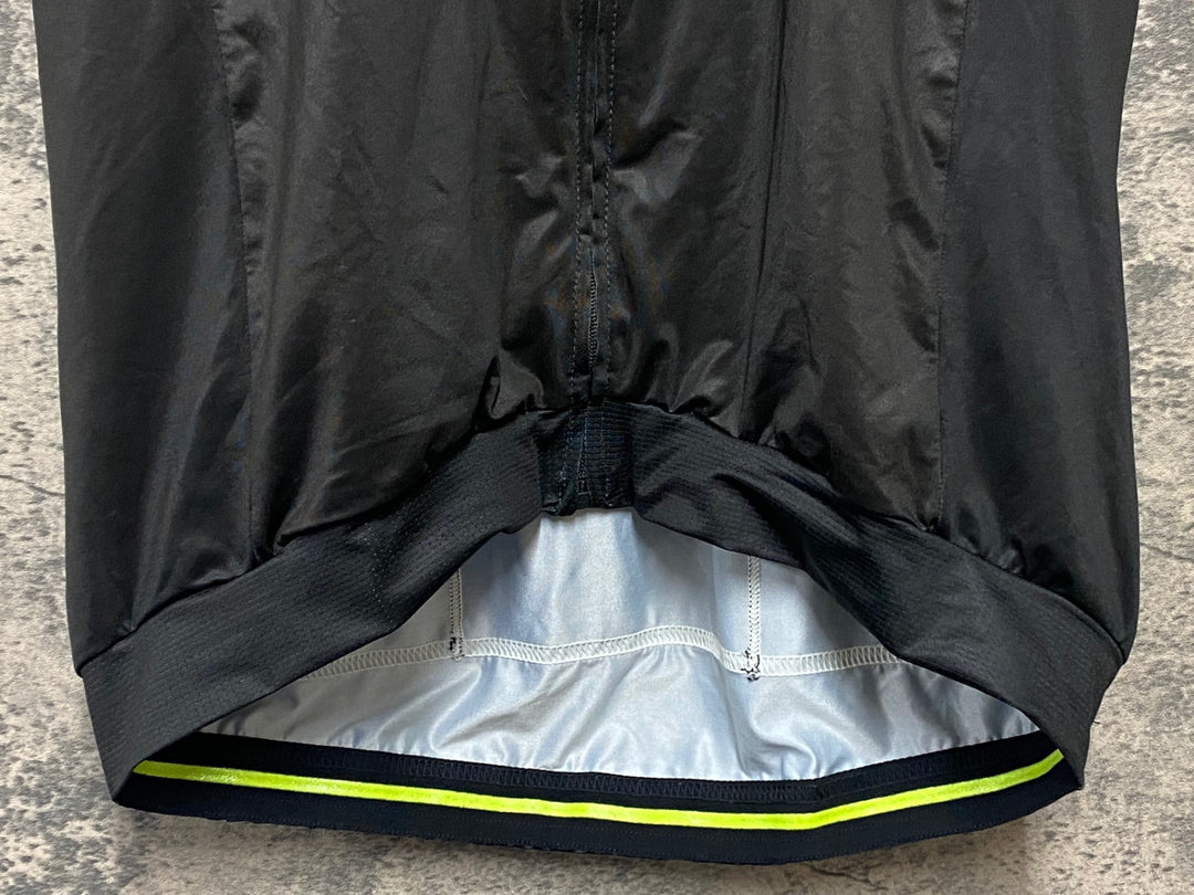 KN377 LACLASSICA 半袖サイクルジャージ 黒 M