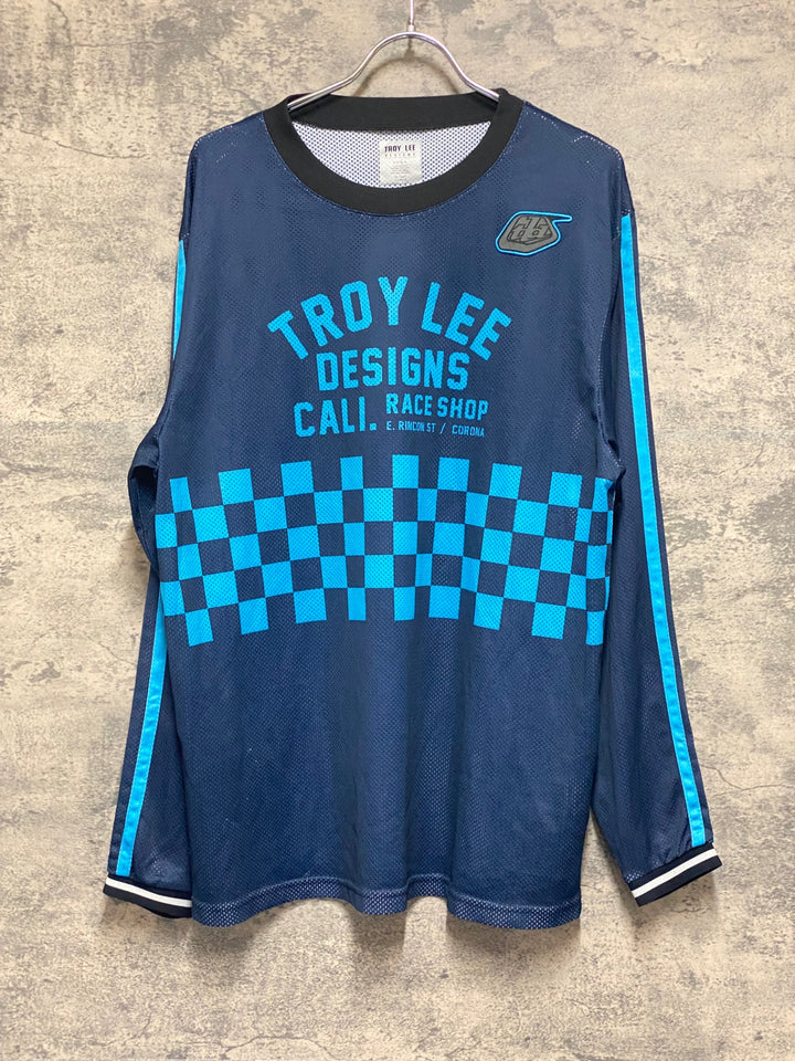 KP613 Troy Lee Designs 長袖 Tシャツ ネイビー M