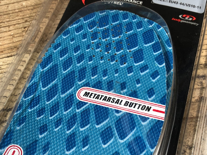 JX534 スペシャライズド SPECIALIZED HIGH PERFORMANCE BG FOOTBED インソール 水色 EU43-44