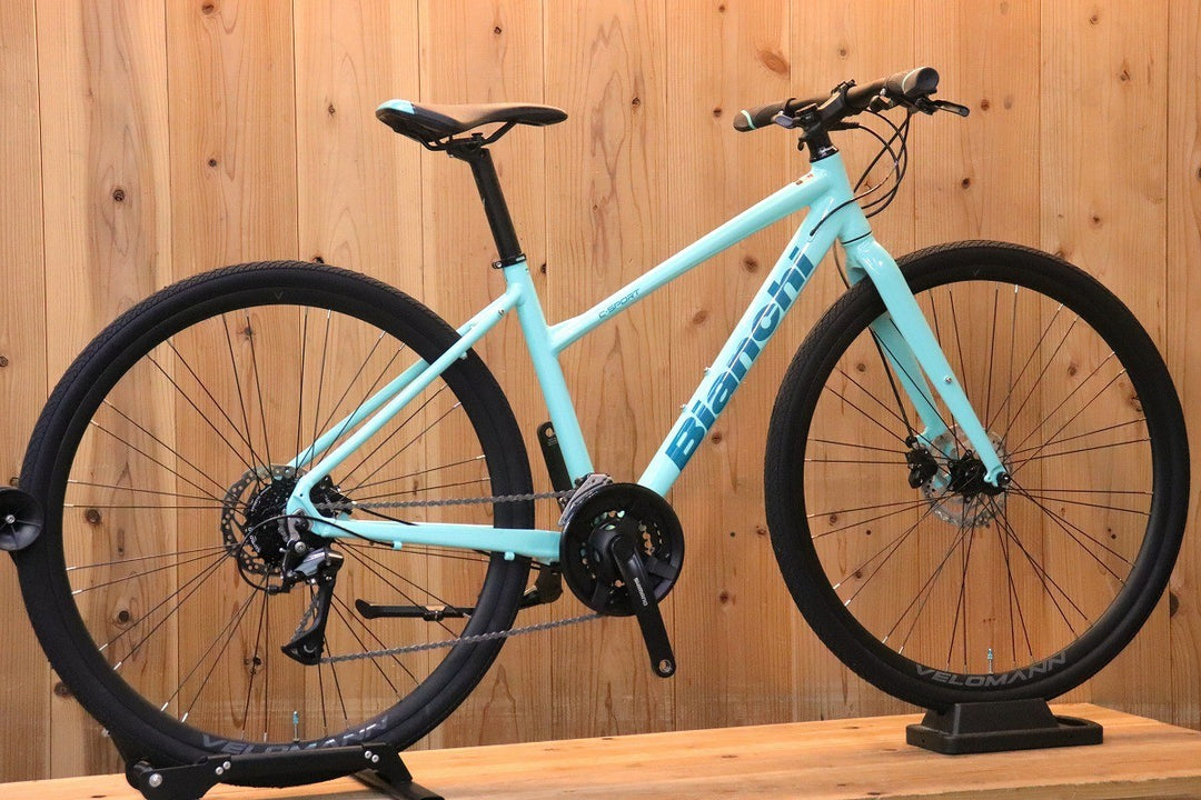 ビアンキ BIANCHI C SPORT 2 DISC 2023年モデル 43サイズ シマノ アセラ MIX 8S アルミ クロスバイク 【芦屋店】