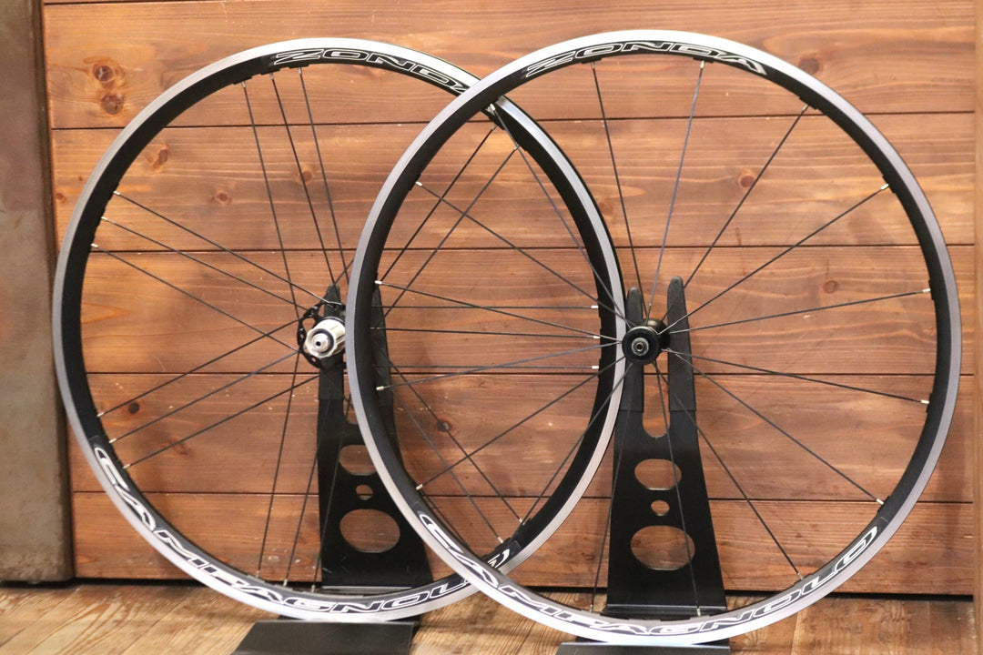 カンパニョーロ CAMPAGNOLO ゾンダ ZONDA 17C アルミ クリンチャー ホイールセット シマノ11S/12S 17C 【東京南麻布店】