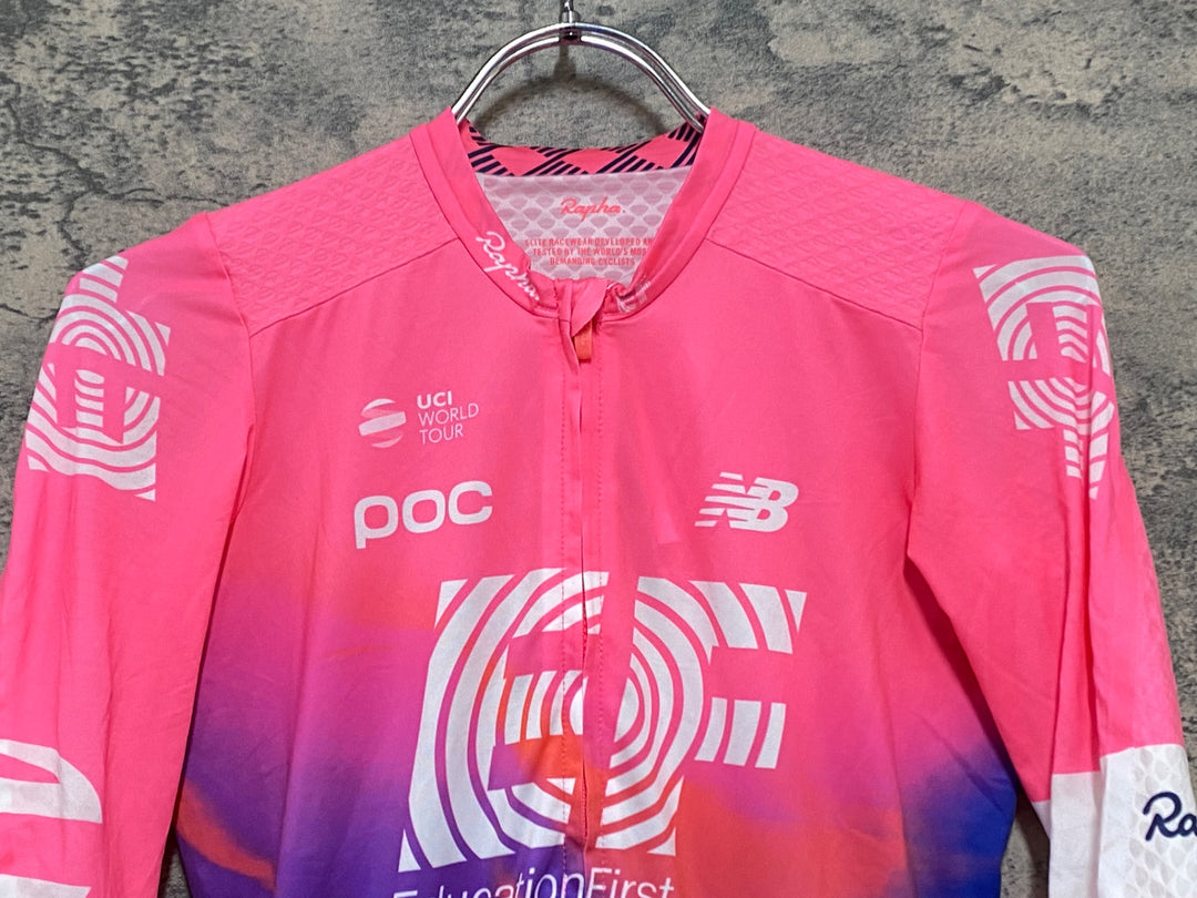 KM668 ラファ Rapha EF PRO TEAM AERO JERSEY 2 半袖 サイクルジャージ ピンク S