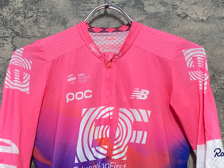 KM668 ラファ Rapha EF PRO TEAM AERO JERSEY 2 半袖 サイクルジャージ ピンク S