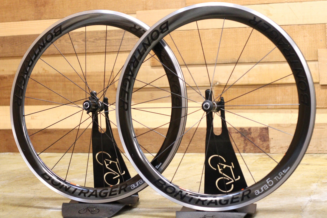 ボントレガー BONTRAGER アイオロス オーラ AEOLUS AURA 5 TLR  アルミ カーボン チューブレスレディ ホイールセット シマノ12/11S 【立川店】