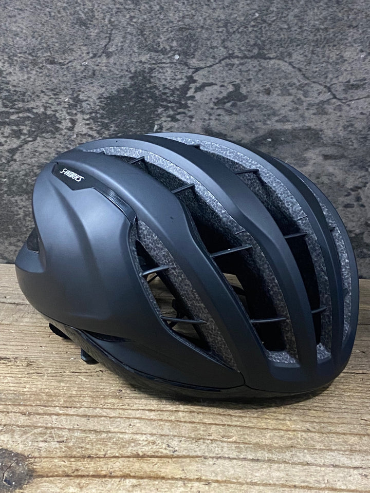 KK519 スペシャライズド SPECIALIZED エスワークス S-WORKS プリヴェイル PREVAIL 3 ヘルメット 黒 Lサイズ 58-62cm 2024年製