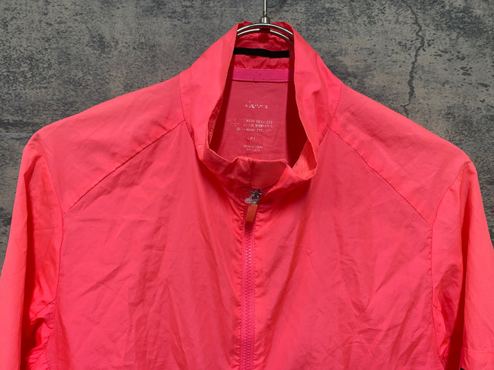 KF617 ラファ Rapha PRO TEAM LIGHTWEIGHT WIND JACKET 長袖 ウィンドブレーカー ピンク S