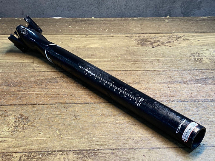 JG487 コルナゴ COLNAGO カーボンシートポスト 黒 Φ31.6 350mm