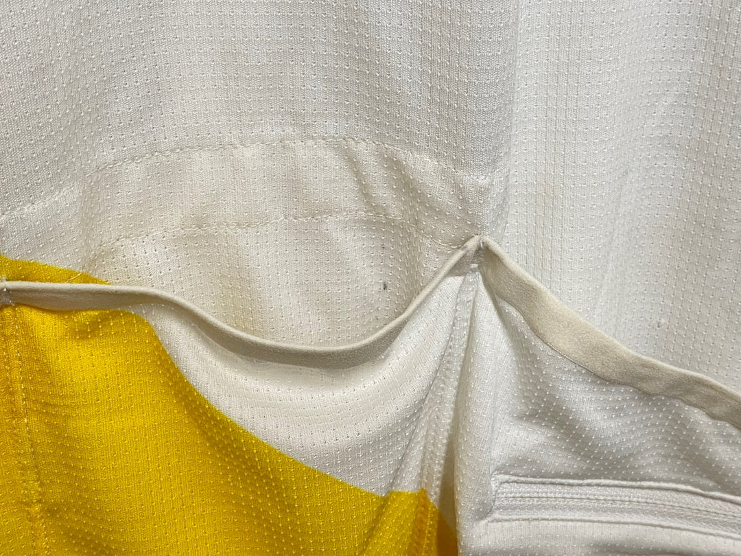 JN508 ラファ Rapha COLOMBIAN SUPER LIGHTWEIGHT JERSEY 半袖 サイクルジャージ 白 L ※擦れ,ほつれ