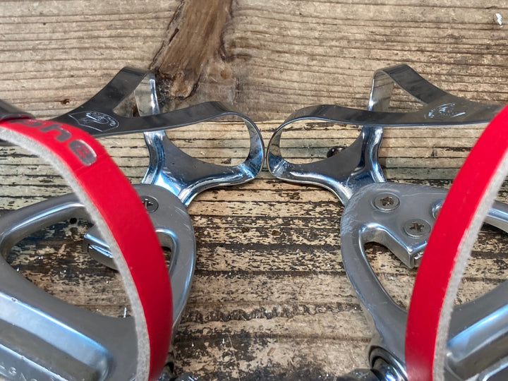 JE812 カンパニョーロ Campagnolo コルサレコード CORSA RECORD  Cレコード フラットペダル トゥークリップ