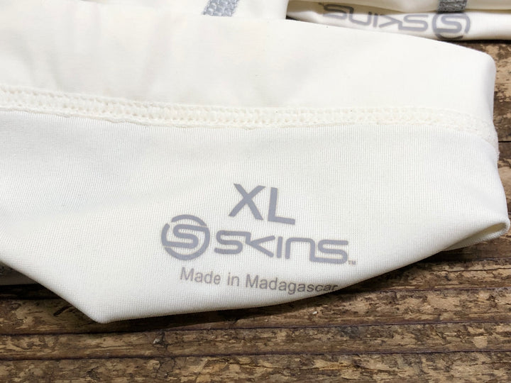 JI207 スキンズ SKINS アームカバー 白 XL