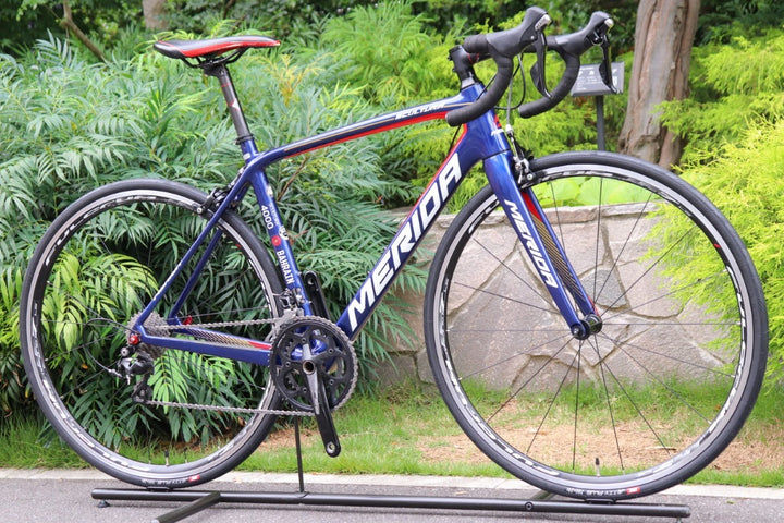 メリダ MERIDA スクルトゥーラ SCULTURA 4000 2018年50サイズ シマノ 105 5800 MIX 11S カーボン ロードバイク 【さいたま浦和店】