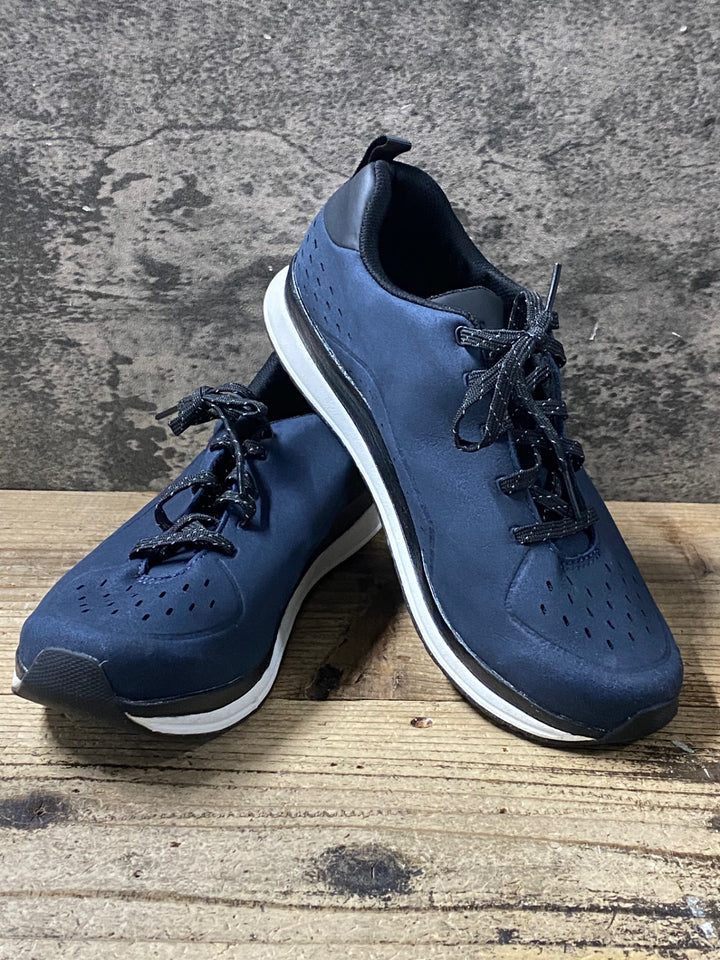 KE462 シマノ SHIMANO SH-CT500-S N ビンディングシューズ 紺 2穴 EU40