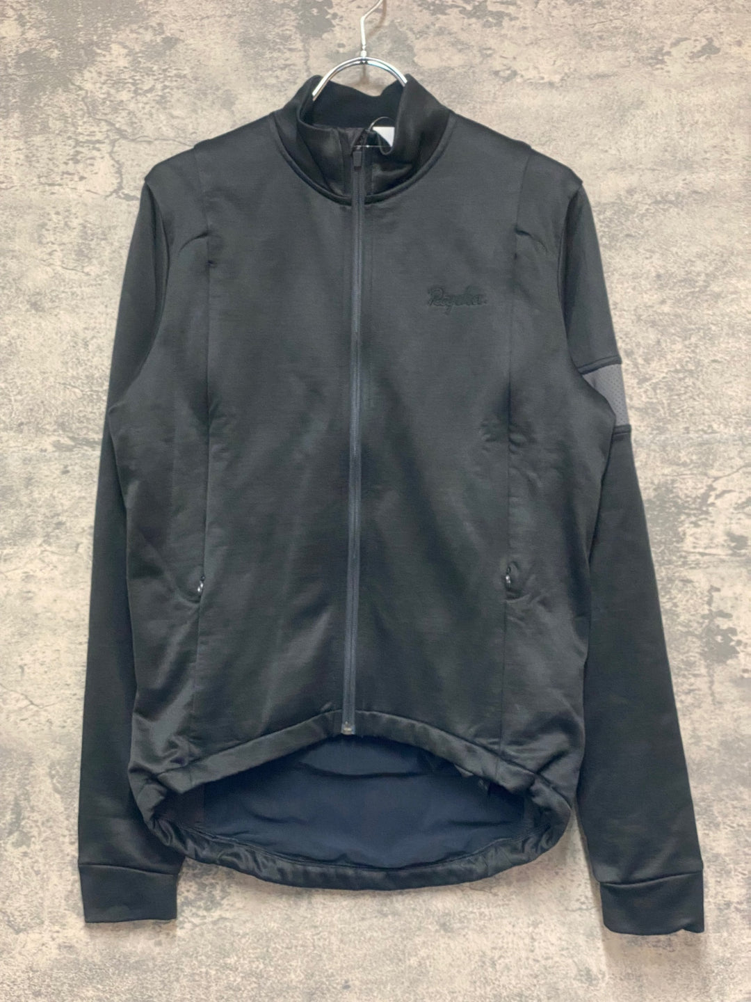 KQ588 ラファ Rapha WINTER JERSEY 長袖 サイクルジャージ 黒 M 裏起毛