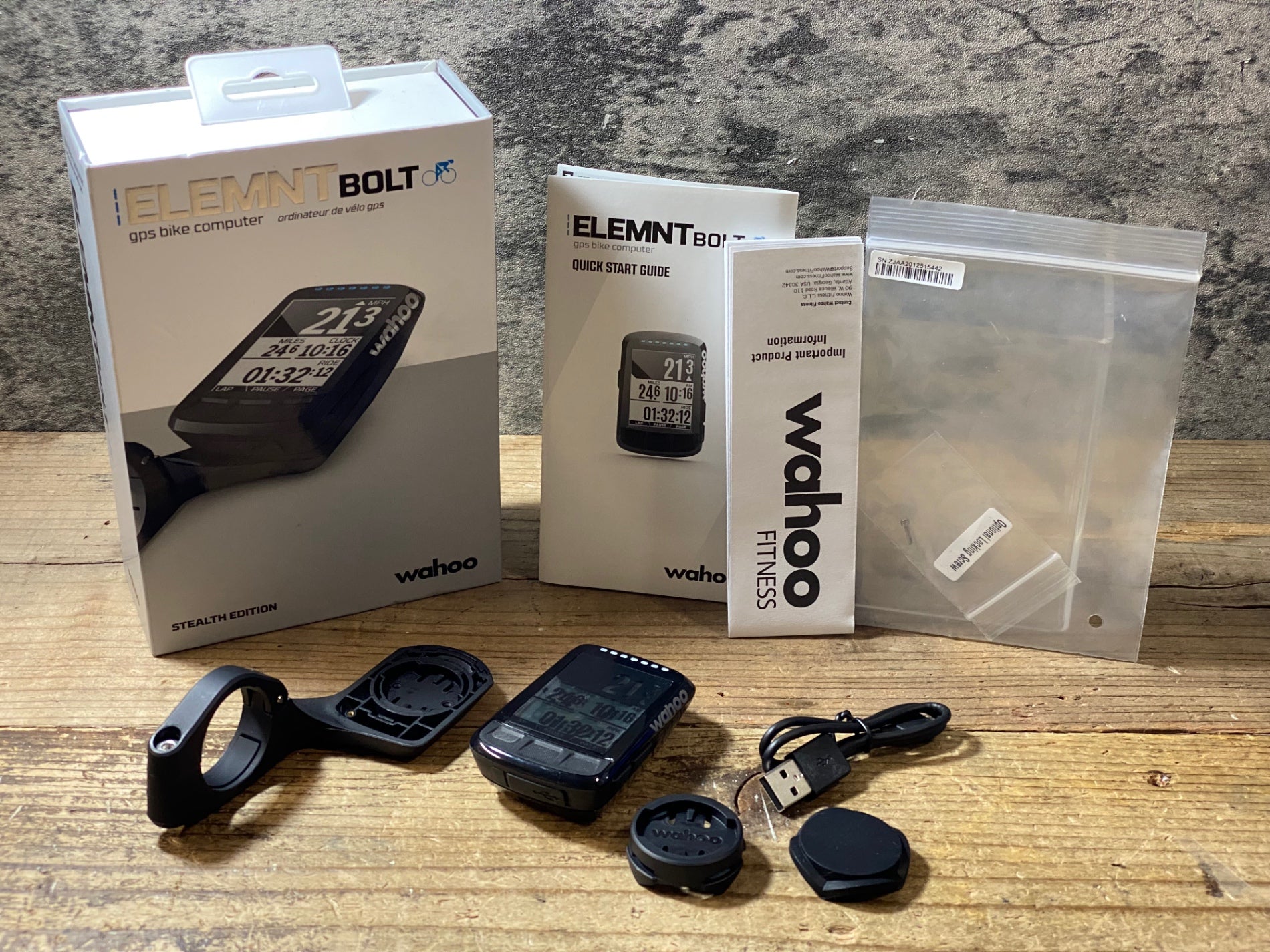 JT151 ワフー WAHOO ELEMNT BOLT WFCC3 サイクルコンピューター 本体