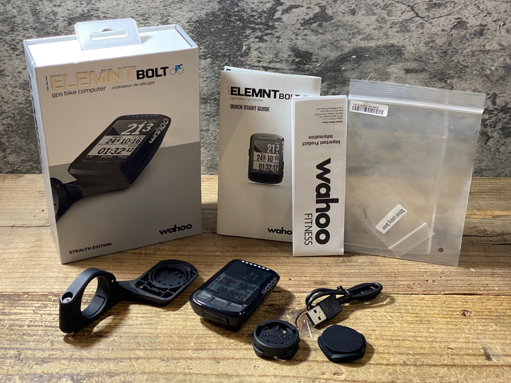 JT151 ワフー WAHOO ELEMNT BOLT WFCC3 サイクルコンピューター 本体のみ ※起動確認済み