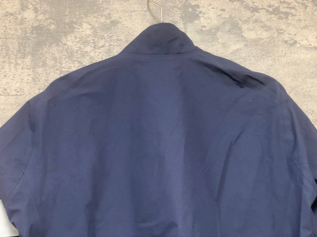KD620 ラファ Rapha PRO TEAM RAIN JACKET 長袖 サイクルジャケット 紺 M