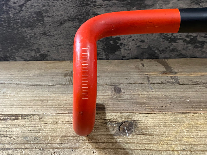 KR182 イーストン EASTON EC90 SLX3 カーボン ドロップハンドル 赤 黒 エンドC-C420mm