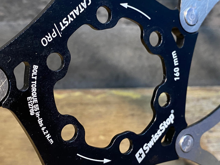 JH639 スイスストップ Swissstop カタリスト Catalyst PRO ディスクブレーキ ローター 160mm 6ボルト 厚さ1.8mm