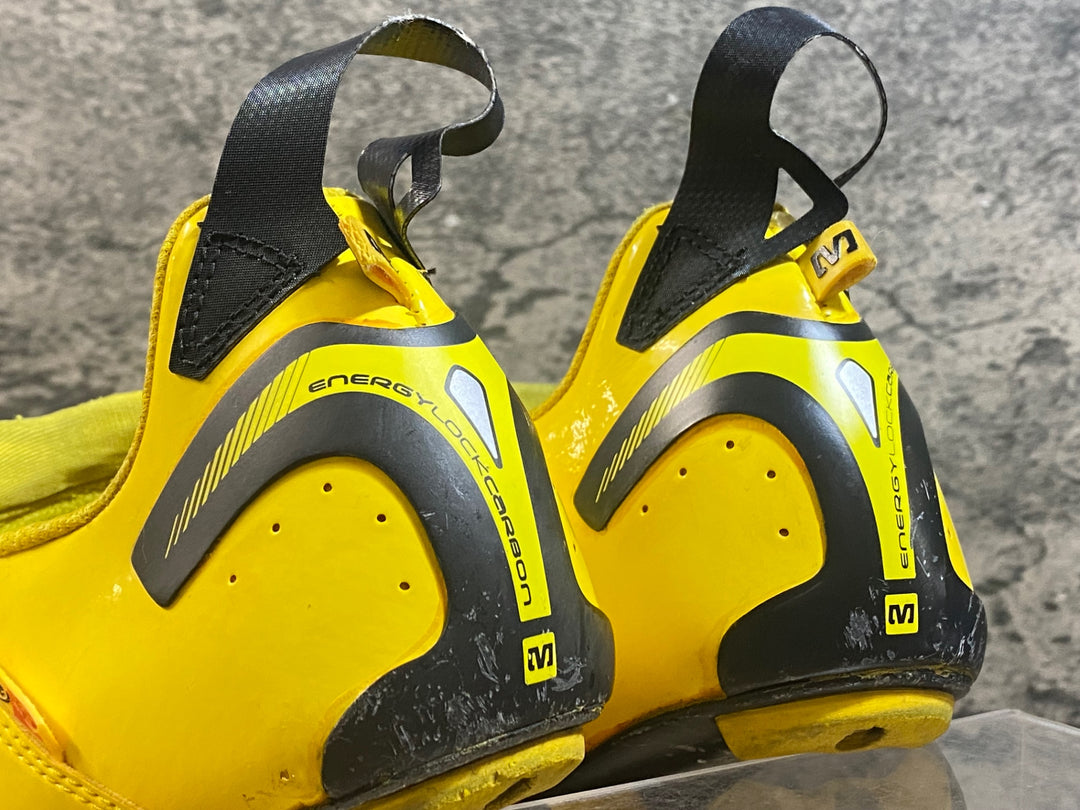 KC521 マヴィック MAVIC TRI HELIUM ビンディングシューズ 黄色 EU42 2/3