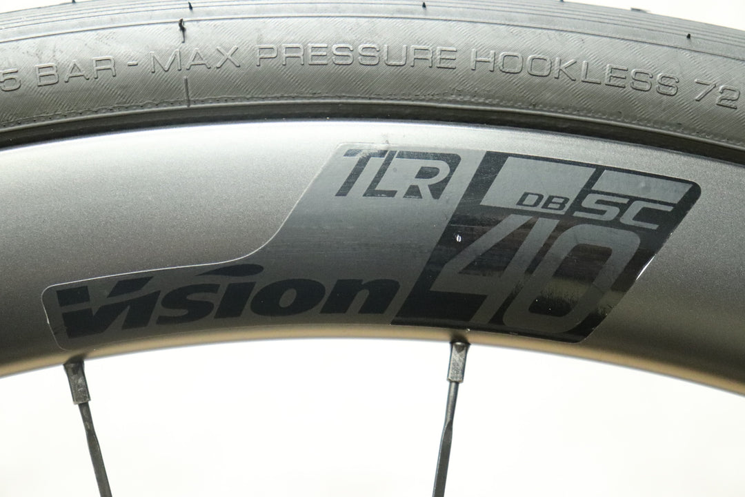ヴィジョン VISION SC 40 TLR DISC カーボン チューブレスレディー ホイールセット シマノ11/12S 19C 【さいたま浦和店】
