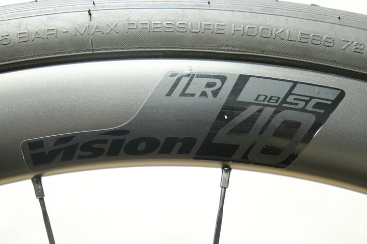 ヴィジョン VISION SC 40 TLR DISC カーボン チューブレスレディー ホイールセット シマノ11/12S 19C 【さいたま浦和店】
