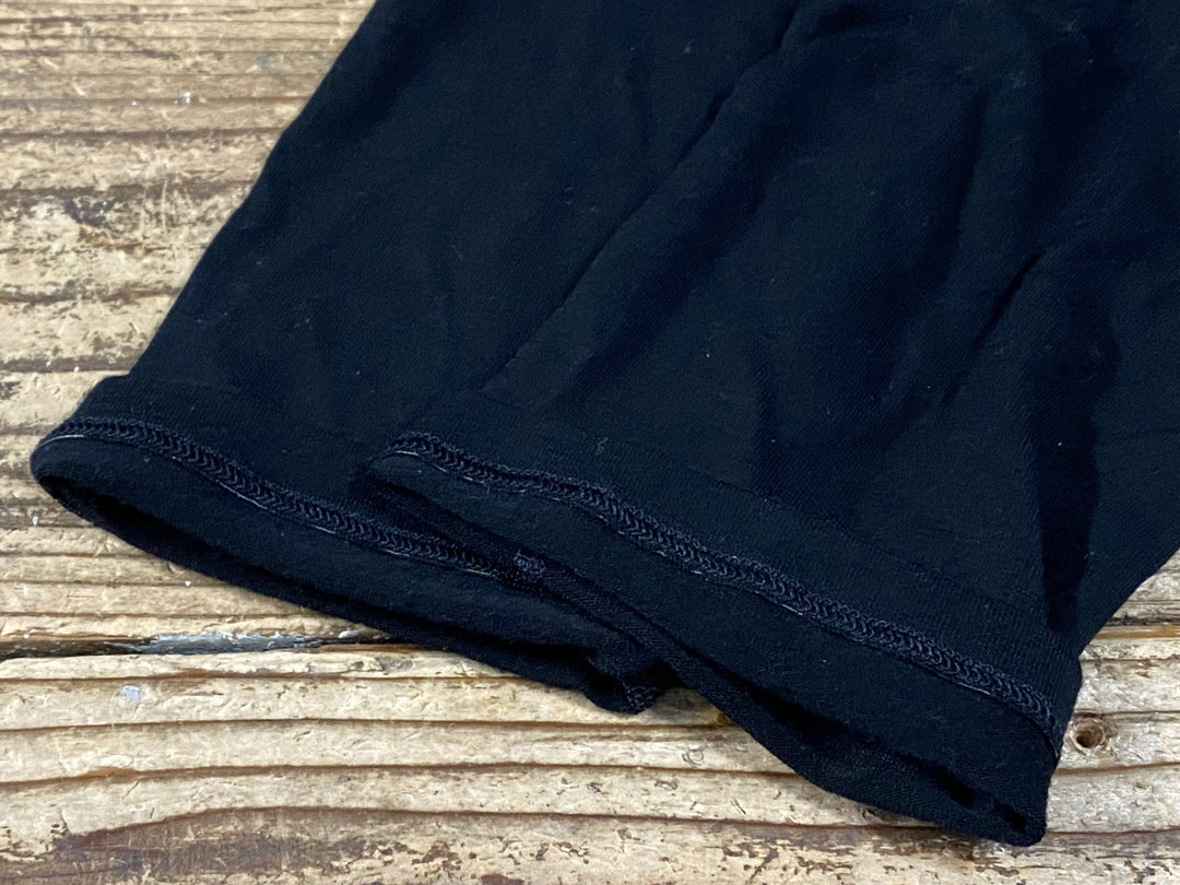 KI202 ラファ Rapha ビブニッカー FINEST MERINO ニーカバー 黒 M ※ゴム劣化