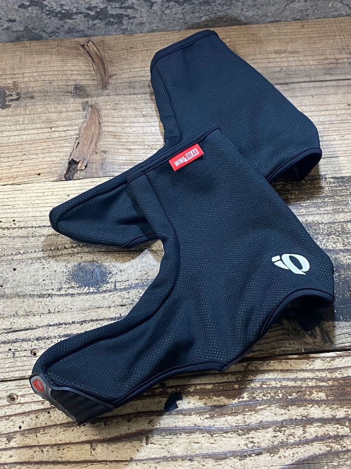 JU925 パールイズミ PEARL iZUMi WIND BREAKE シューズカバー 黒 L 裏起毛