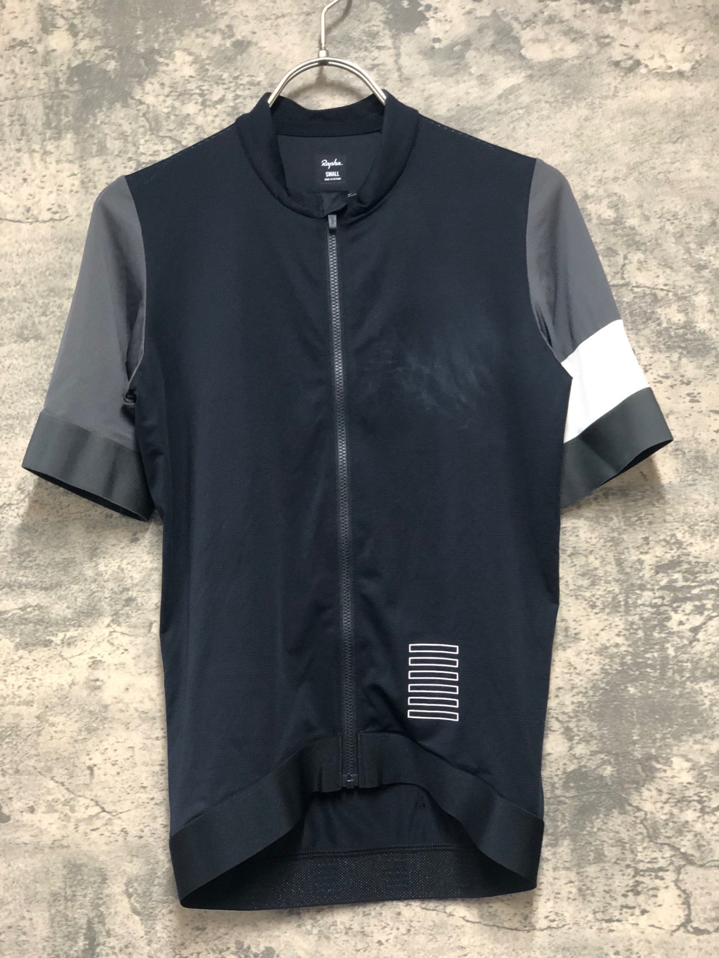 KK261 ラファ Rapha PRO TEAM 半袖 サイクルジャージ 黒 グレー S