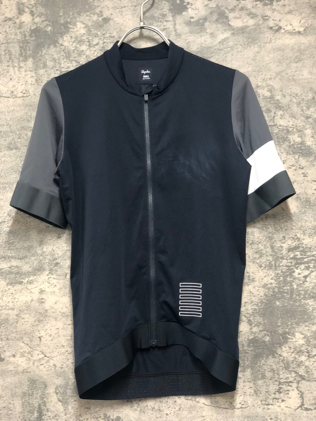 KK261 ラファ Rapha PRO TEAM 半袖 サイクルジャージ 黒 グレー S ※タグカット