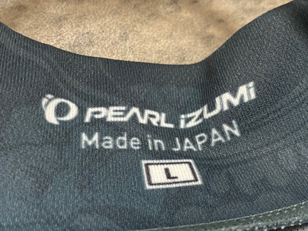 JZ966 パールイズミ PEARL iZUMi 半袖 サイクルジャージ グレー 総柄 レディース L