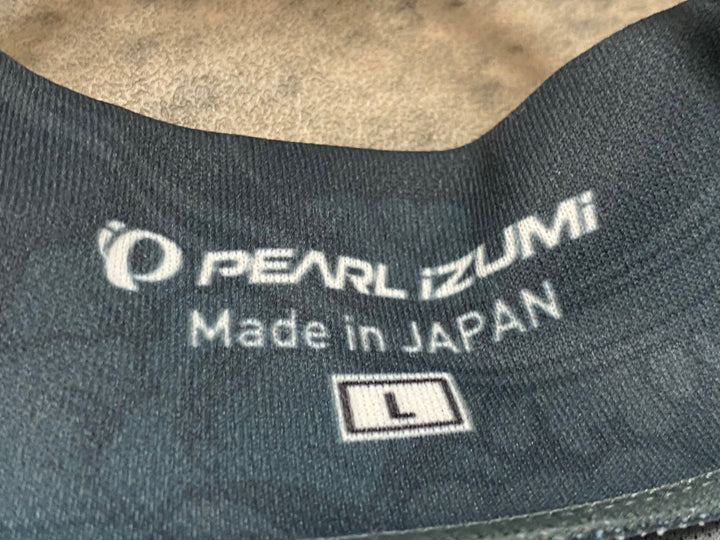 JZ966 パールイズミ PEARL iZUMi 半袖 サイクルジャージ グレー 総柄 レディース L