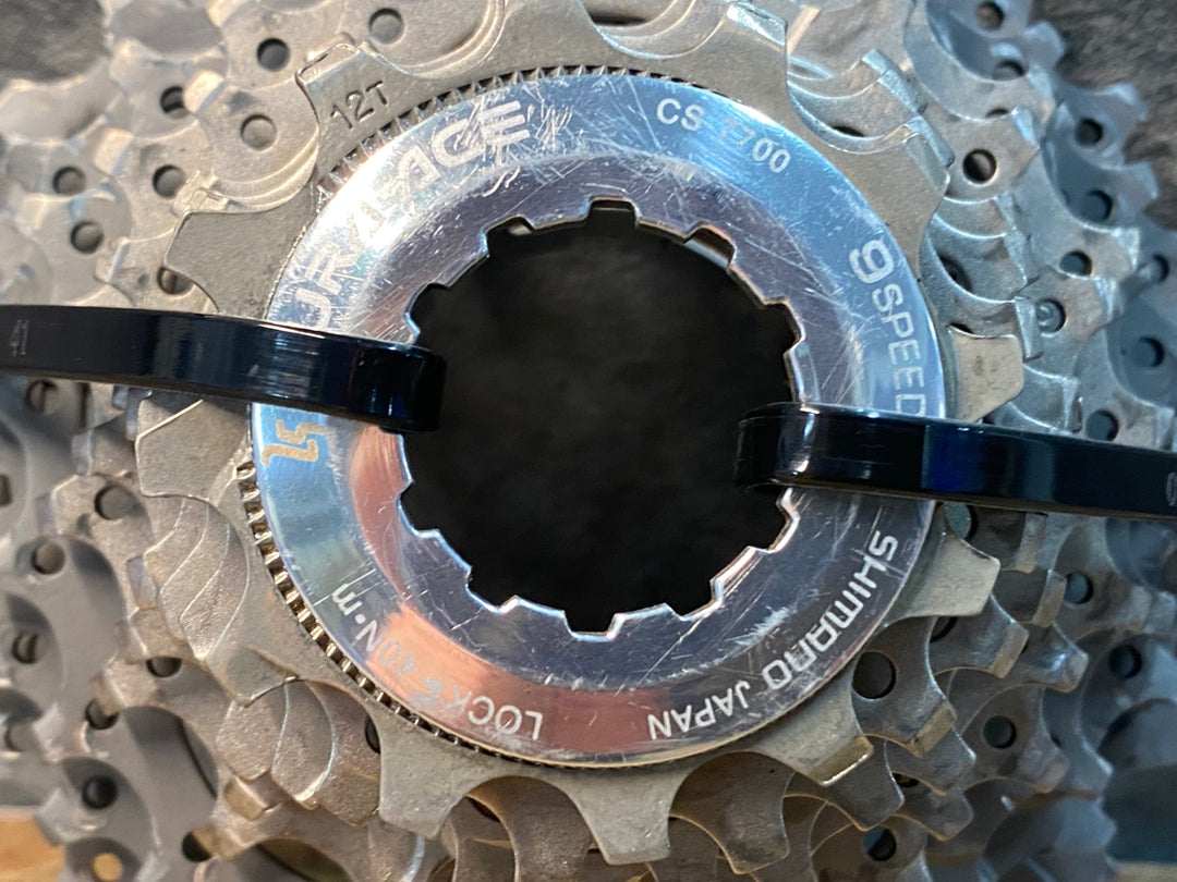 JJ517 シマノ SHIMANO デュラエース DURA-ACE CS-7700 スプロケット 12-25T 9s 25周年 ※傷