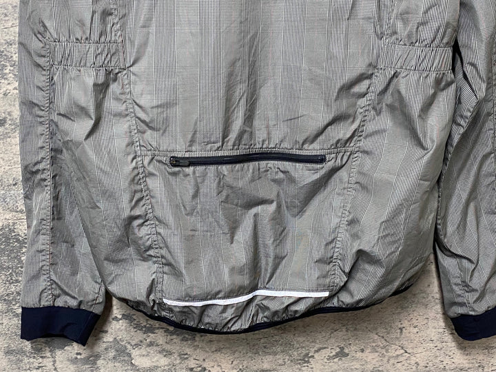 KM924 カフェドシクリステ cafe du cycliste Madeleine Jacket 長袖 ウィンドブレーカー 黒グレー XL