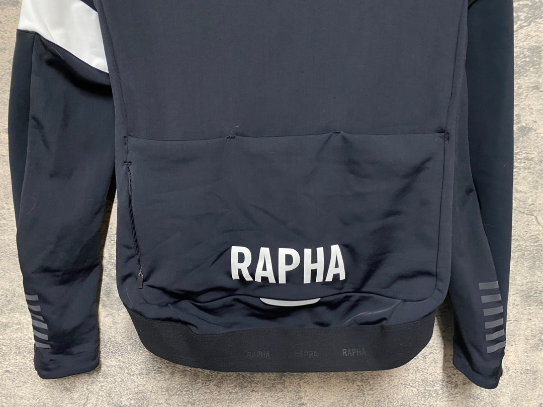 KL469 ラファ Rapha WOMEN'S PRO TEAM WINTER JACKET 長袖 サイクルジャケット 黒 XS 裏起毛 ※動物の毛