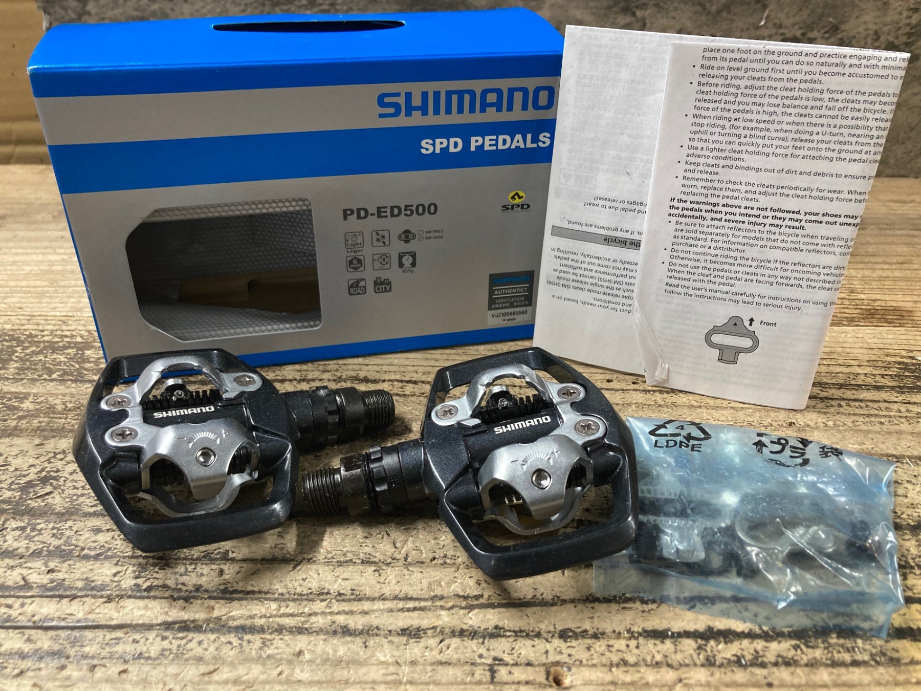 JX028 シマノ SHIMANO PD-ED500 ビンディングペダル SPD – BICI AMORE