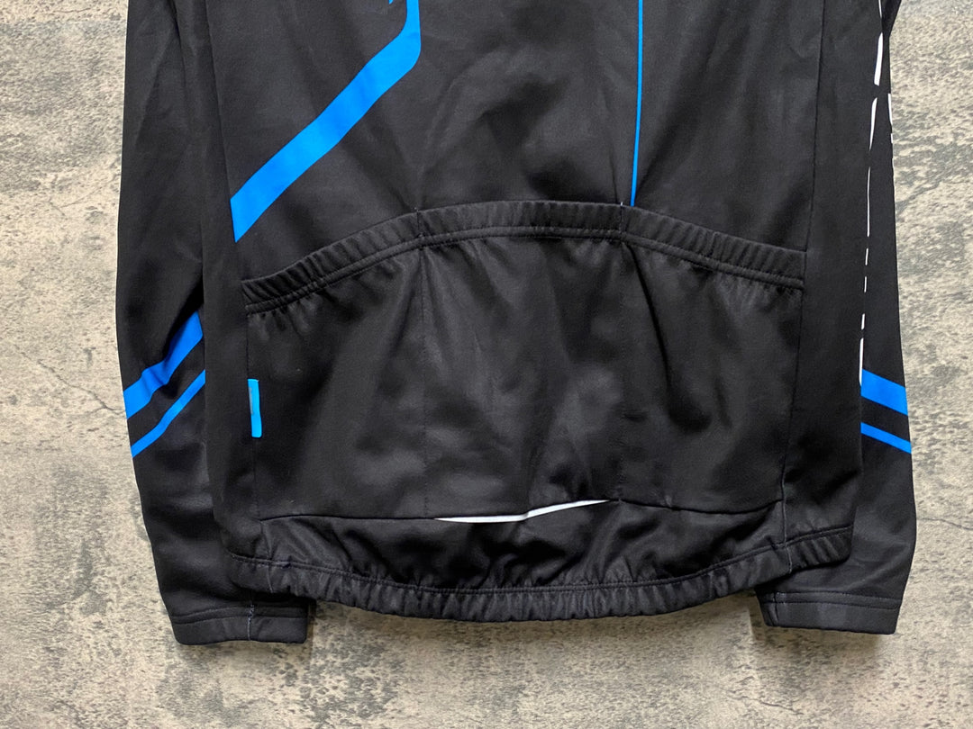 JP693 シマノ SHIMANO 長袖 サイクルジャージ 黒 M 裏起毛
