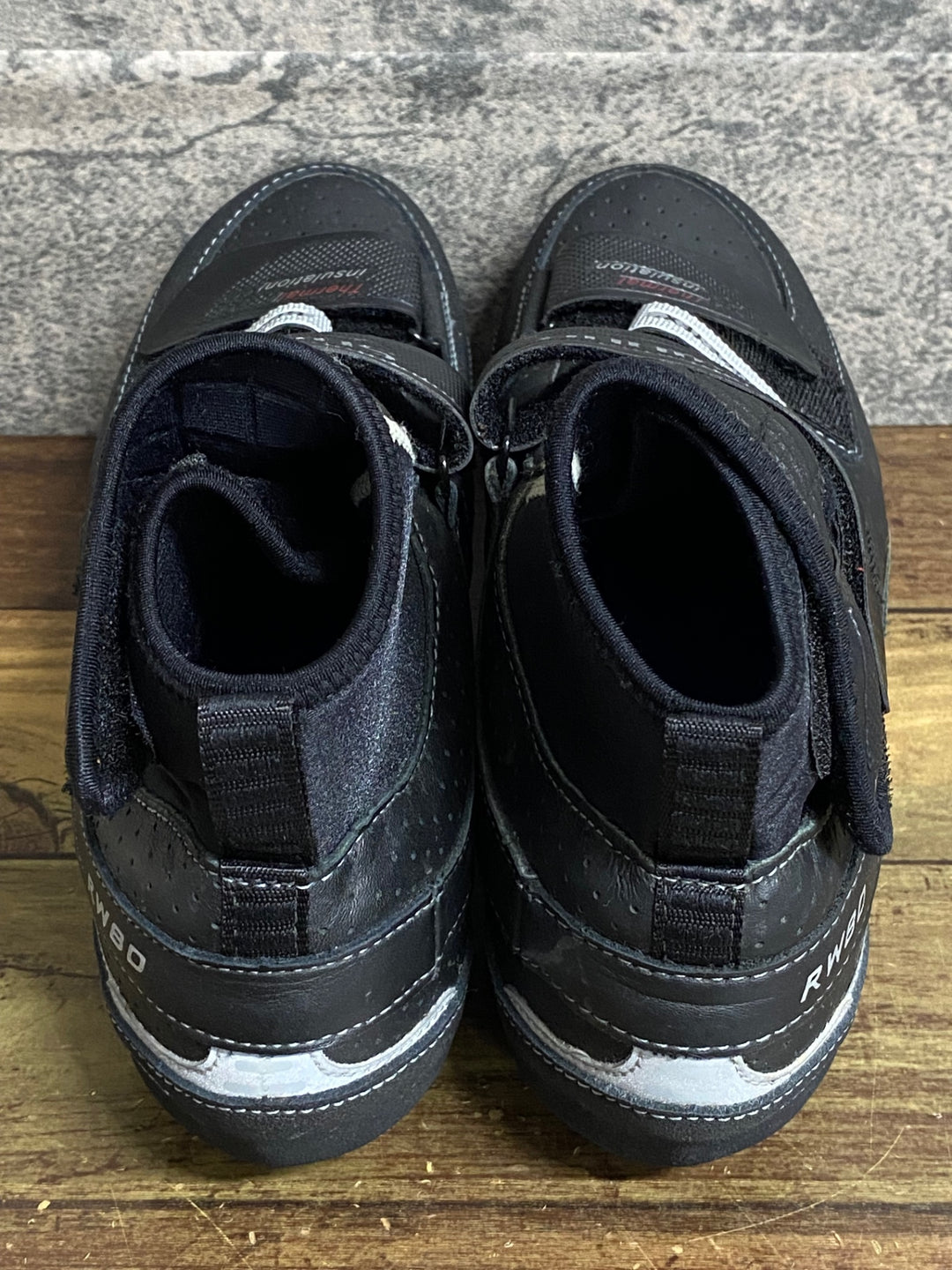 JW858 シマノ SHIMANO SH-RW80 ビンディングシューズ ブーツ SPD SPD-SL EU42 黒