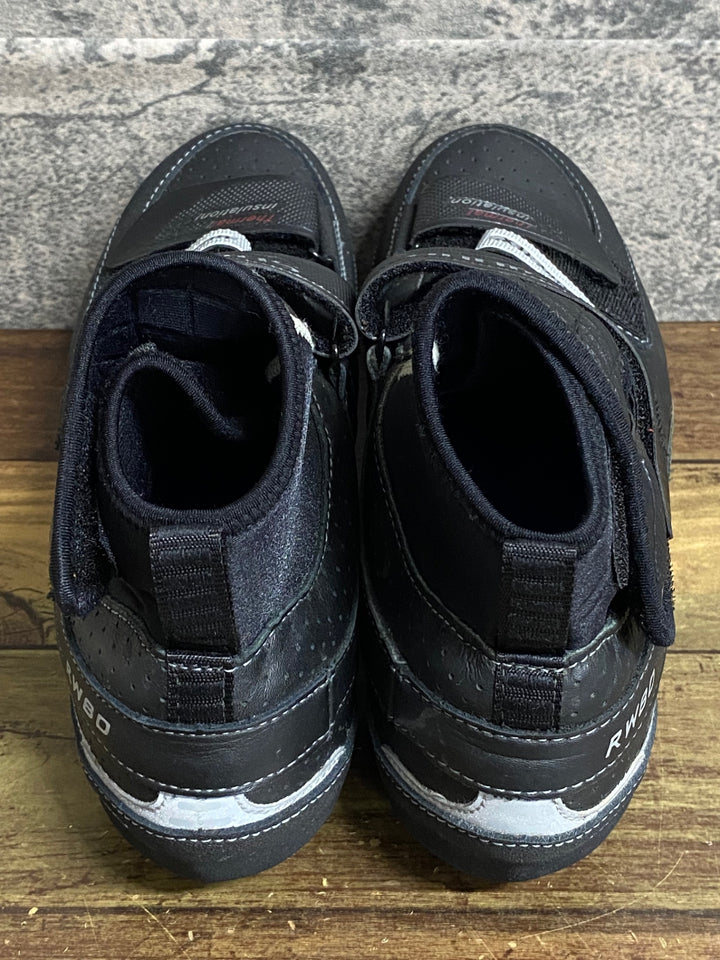 JW858 シマノ SHIMANO SH-RW80 ビンディングシューズ ブーツ SPD SPD-SL EU42 黒