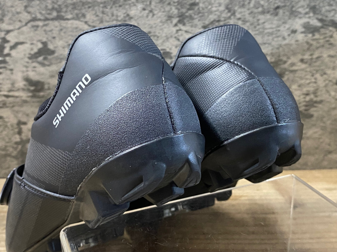 KB191 シマノ SHIMANO XC3 WIDE SH-XC300M L01 E ビンディングシューズ 2穴 BOA 黒 EU41