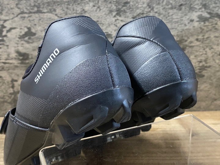 KB191 シマノ SHIMANO XC3 WIDE SH-XC300M L01 E ビンディングシューズ 2穴 BOA 黒 EU41