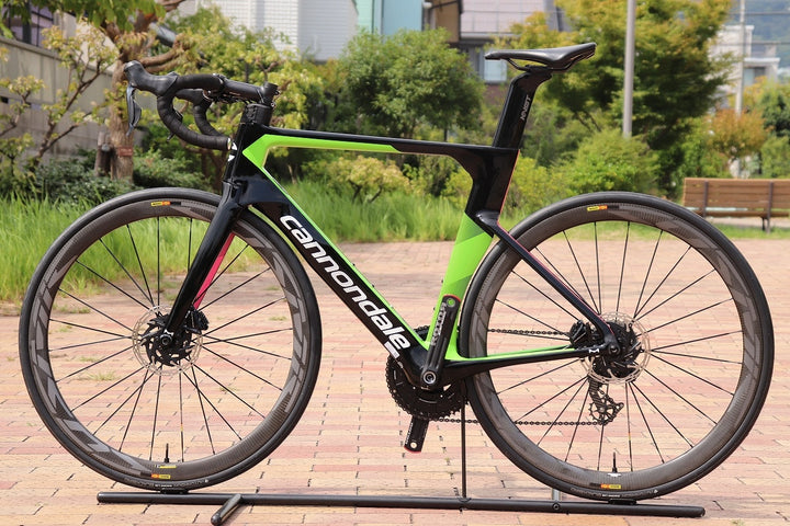 キャノンデール CANNONDALE システムシックス SYSTEMSIX HI-MOD 2019年モデル 56サイズ シマノ アルテグラ R8070MIX カーボン ロードバイク 【芦屋店】