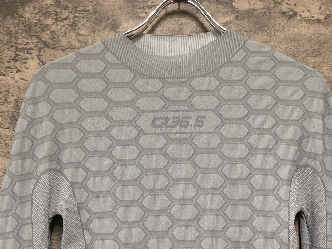 KP578 Q36.5 長袖 ベースレイヤー グレー L/XL