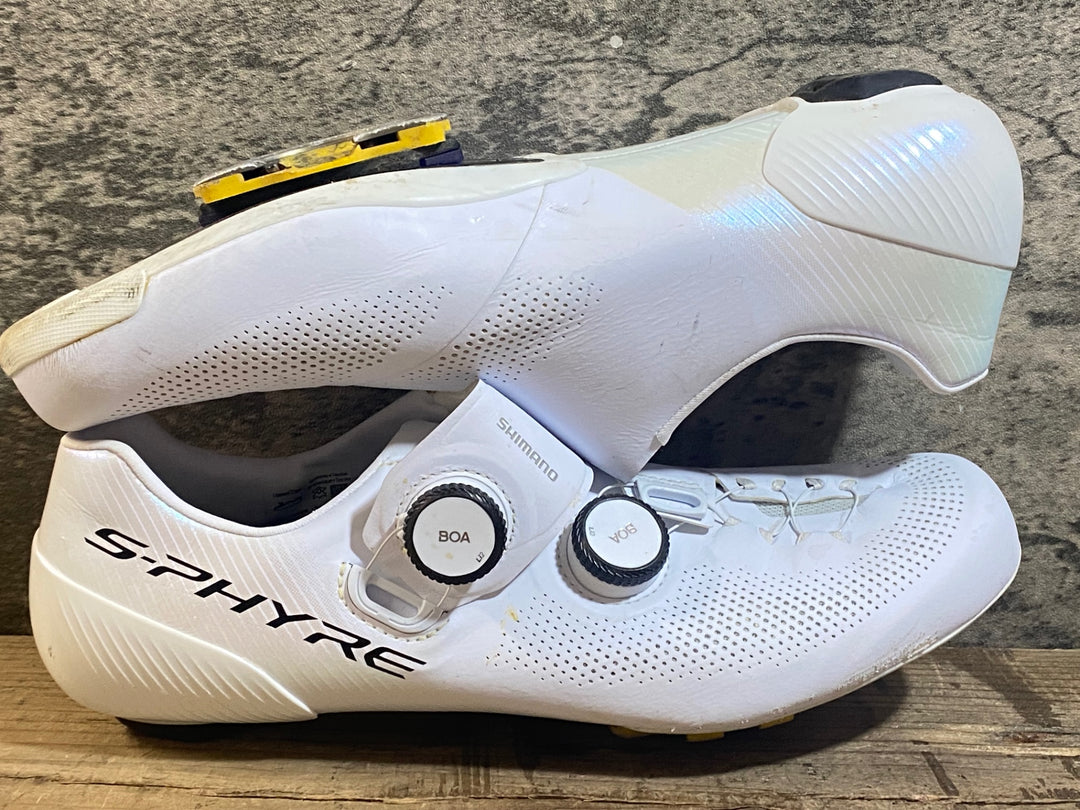 KC520 シマノ SHIMANO RC9 SH-RC903M ビンディングシューズ 白 EU43