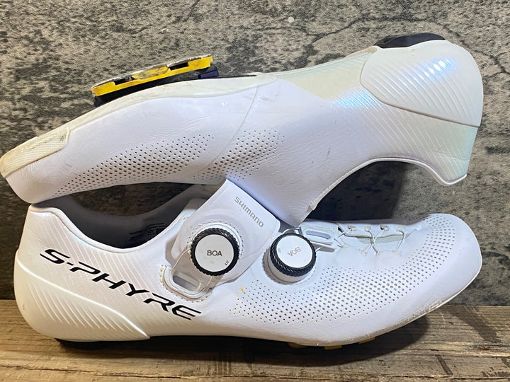 KC520 シマノ SHIMANO RC9 SH-RC903M ビンディングシューズ 白 EU43