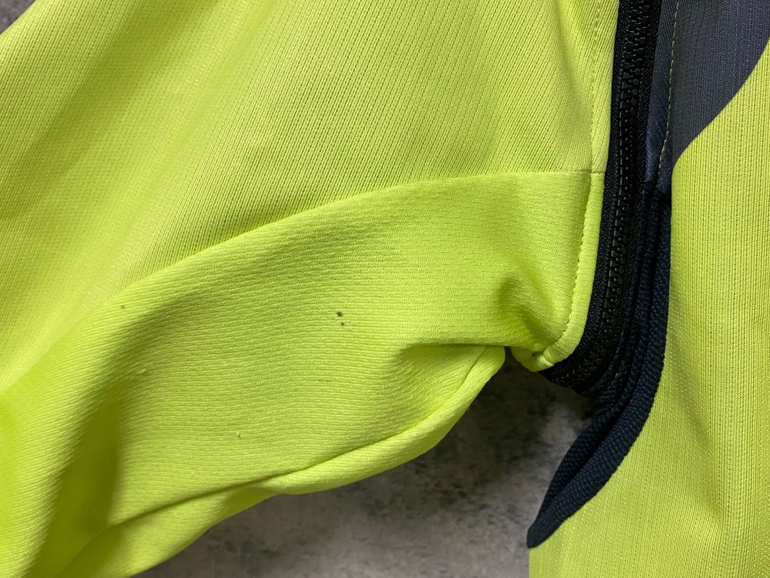 KD352 ナリーニ NALINI 着脱式 半袖/長袖 サイクルジャージ 黄 M