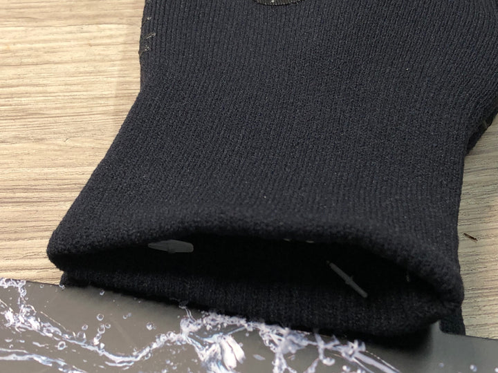 JF182 showers pass WATER PROOF KNIT GLOVES 長指 グローブ 黒 M