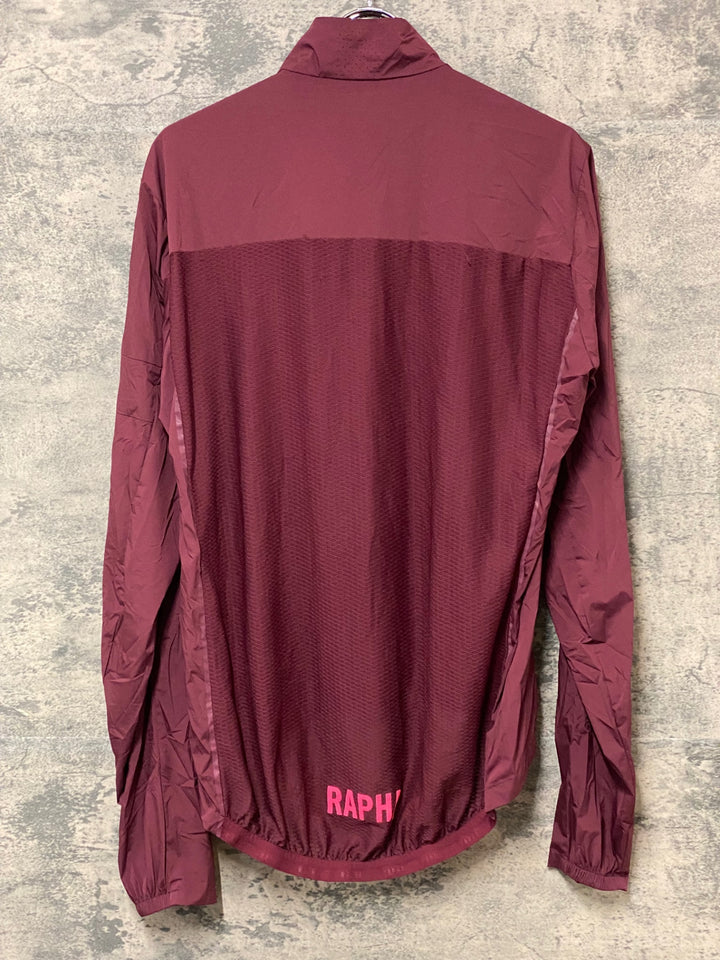 KM920 ラファ Rapha PRO TEAM LIGHTWEIGHT WIND JACKET 長袖 ウィンドブレーカー 赤 L