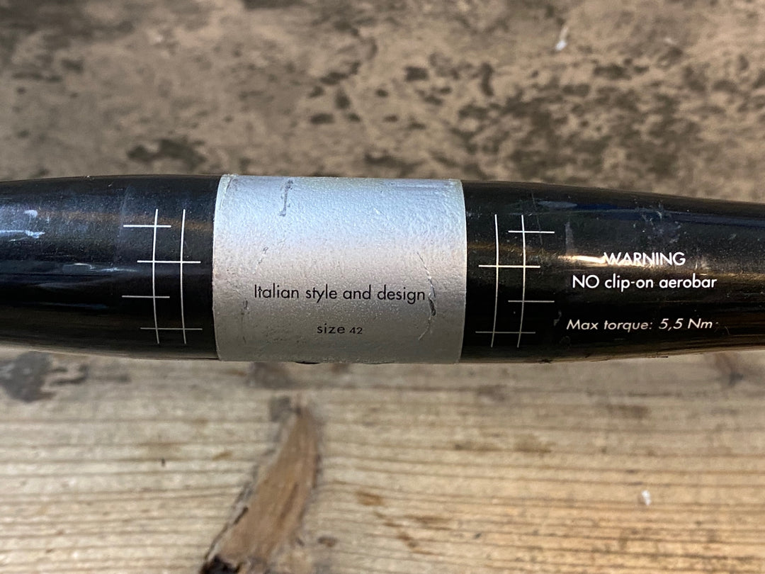 JO981 3T ERGOSUM LTD カーボン ドロップハンドル ブラケットC-C420mm Φ31.8 ※固定跡強いためジャンク
